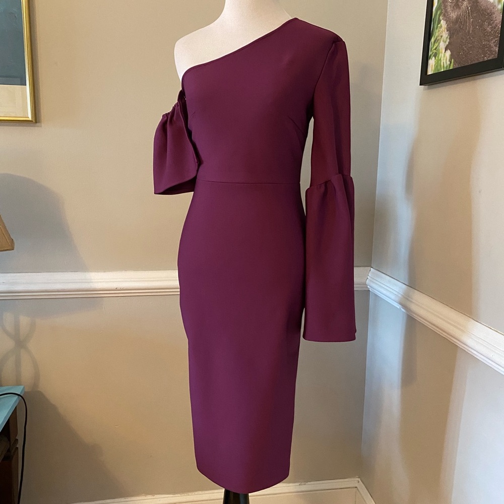 Wold Dress purple bandage dress